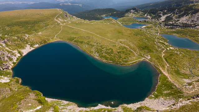Babreka (the Kidney) lake of the Seven Rila Lakes, Bulgaria