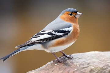 Fototapeta premium Chaffinch bird isolated on white background