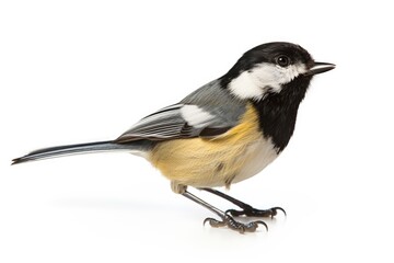Naklejka premium Coal Tit bird isolated on white background