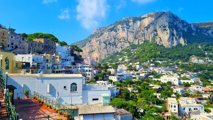 Capri Island - Italy - View of the mountains from Anacapri