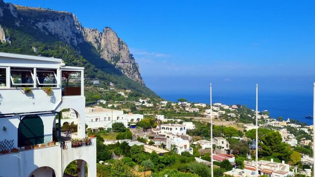 Capri Island - Italy - View of the mountains from Anacapri