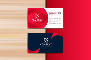 Creative and professional visiting card design.
