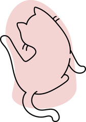 Cat scratch illustration