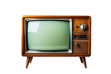 vintage tv set