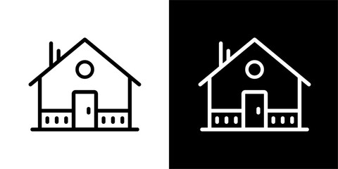 Home icon. Black icon. Black logo. Business icon. Set of black icons.