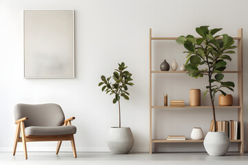 Home decor. Interior design, minimalism