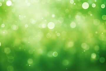 Fototapeta premium Green bokeh on nature blur background