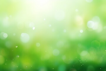 Fototapeta premium Green bokeh on nature blur background