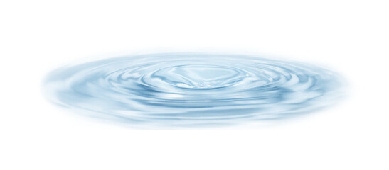 Water. on isolated transparent background