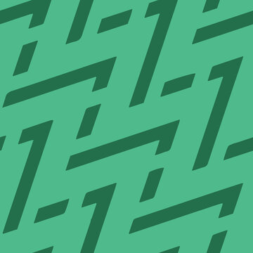 Full seamless geometric texture pattern vector for decoration. Green mold background for textile fabric print and wallpaper. Symetric model for fashion and home design.