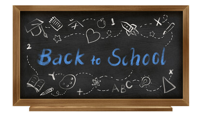 back to school blackboard - obrazy, fototapety, plakaty