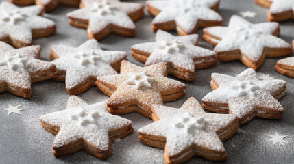 Holiday Delights: Sparkling Cookies and Ornamental Magic
Capture the magic of the holiday season with a spread of glistening Christmas cookies and ornate decorations on the table.