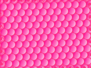 Abstract background with unique pink ornament.