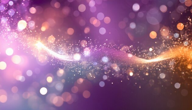Purple glittering abstract background texture with shining stardusts