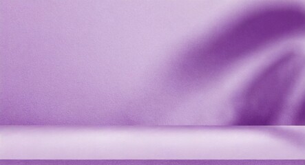 Studio with a Purple Background Product Podium Wall Scene Minimal Floor Bg Summer Scene Loft...