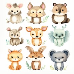 Fototapeta premium set of animals
