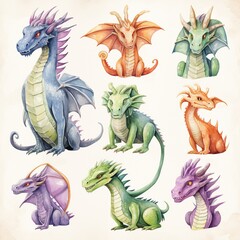 set of dragons