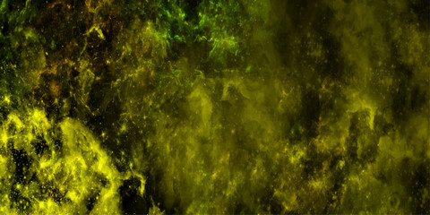galaxy pattern smoke international space scientist digital trending wallpaper image vector surface vintage multicolor green yellow effect reflection dark background space for text cover page  - obrazy, fototapety, plakaty