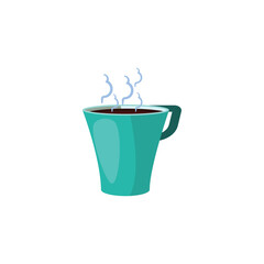 tea cup vector type icon