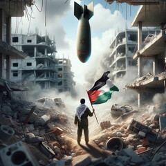 Palestine War - obrazy, fototapety, plakaty