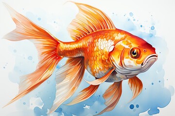 goldfish in aquarium