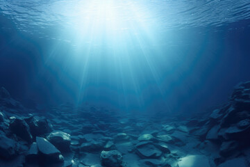 Fototapeta premium Underwater view of the ocean