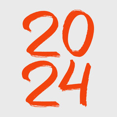 Happy new year 2024 banner, poster, greeting card