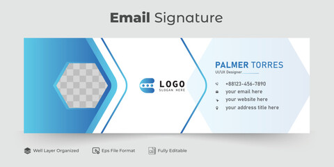 Email signature template design