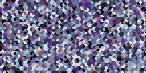 Abstract hexagonal background geometric grid seamless pattern