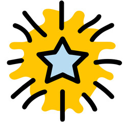 fireworks in the sky