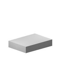 close box cardboard template mock up