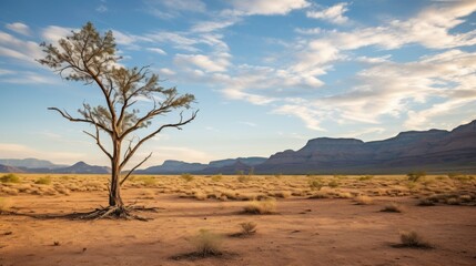 Fototapeta na wymiar The Quiet Resilience of a Desert