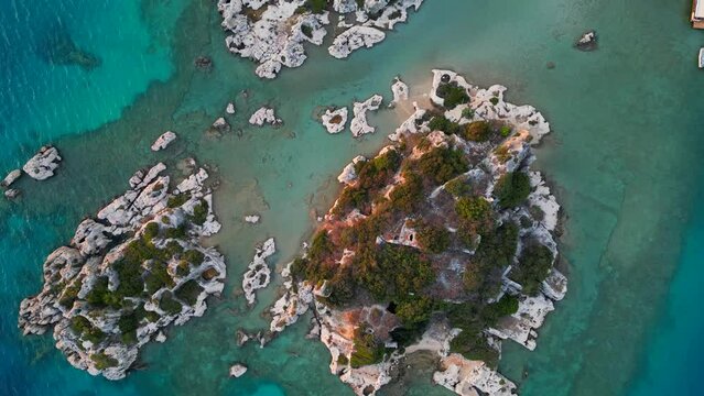Kekova, also named Caravola, is a small Turkish island near Demre district of Antalya province which faces the villages of Kalek&ouml;y and &Uuml;&ccedil;ağız.