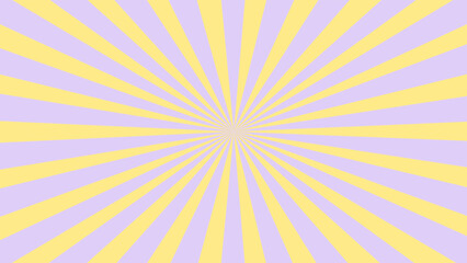 Yellow and purple sunburst background