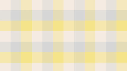 Beige grey and yellow plaid fabric texture as a background	