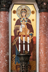 Iconostasis icon of the Mother of God