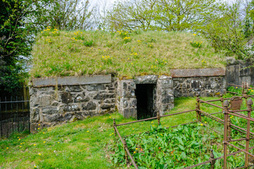 Corpse house at St John's Church of Ireland graveyard, Donegore, built to prevent theft of corpses...