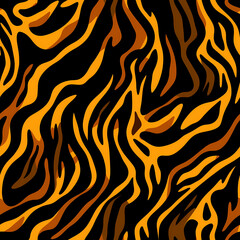 a black and yellow leopard print pattern