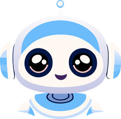 Cute robot chatbot