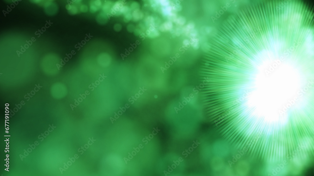 Poster abstract intergalactic aurora in real time in a distant universe. 3d. 4k. isolated black background.