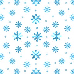 pattern with snowflakes
