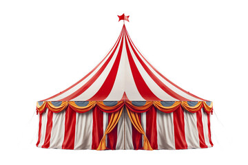 Circus Tent -on transparent background