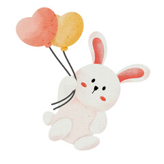 Hand Drawn Cute Bunny Clipart PNG Images
