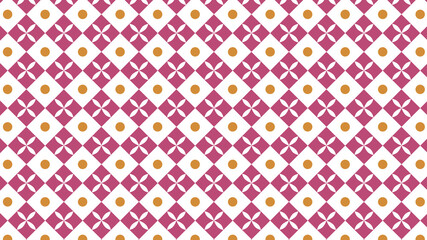 Mosaic abstract with circles seamless pattern background