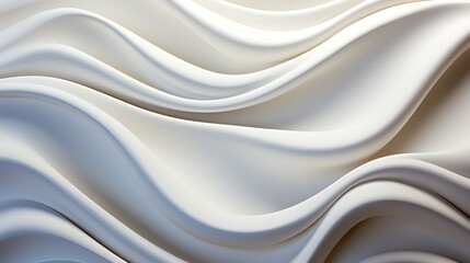 Obraz premium Abstract white background with smooth lines.