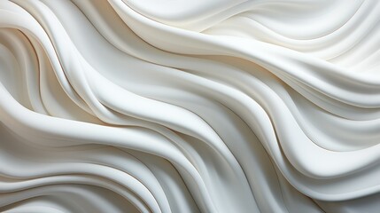 abstract white background with smooth lines and waves.