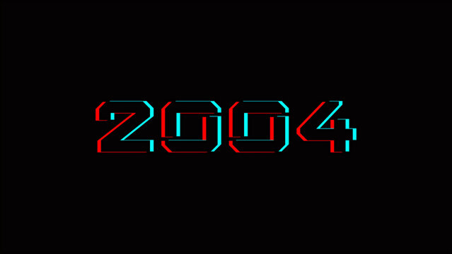 2004 New Year Creative Design Concept - 3D Rendered Image