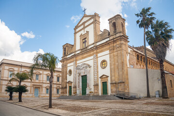 Fototapeta na wymiar Cathedral, Partanna, Sicily