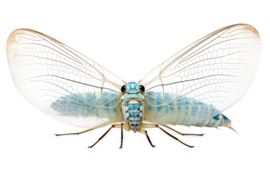 Lacewing on transparent background, PNG Format