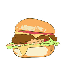 sandwich with ham
